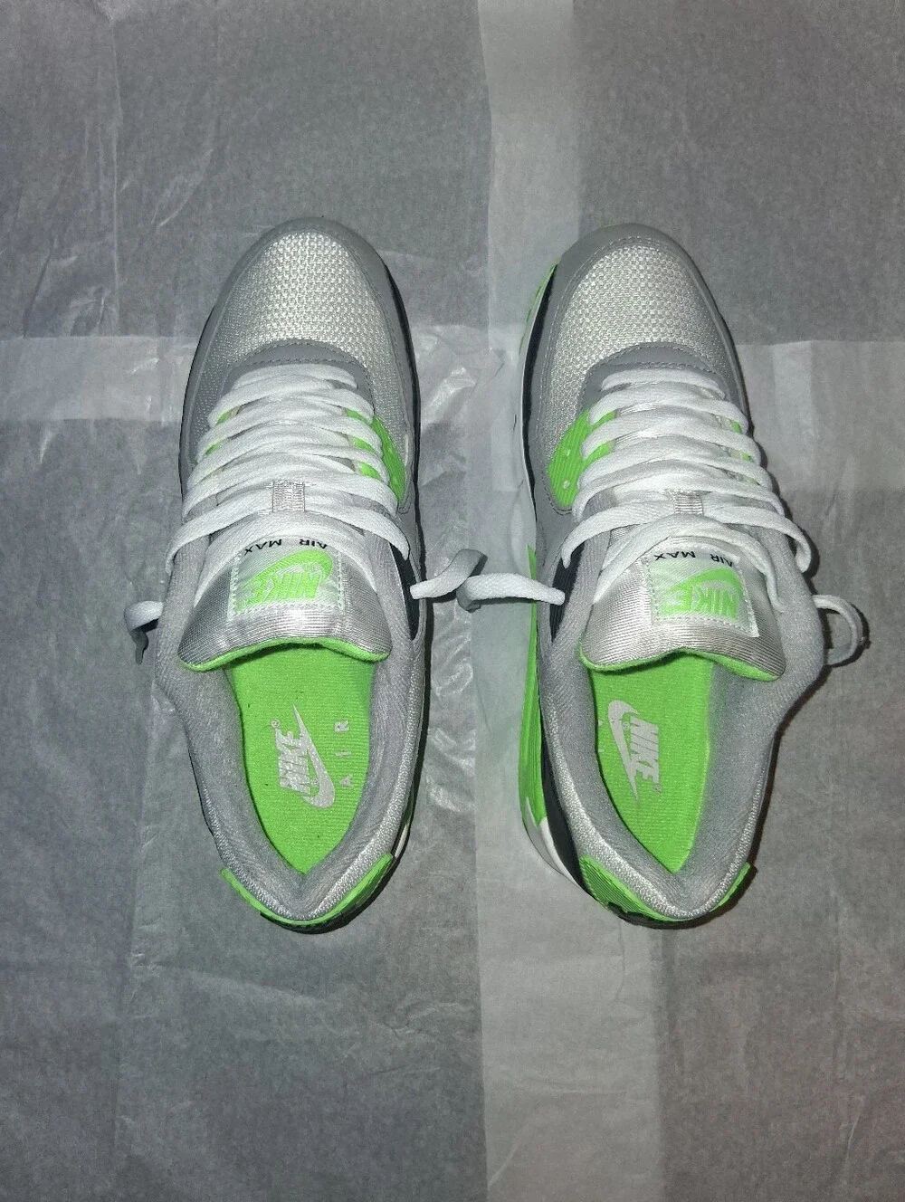 Nike Air Max 90 Retro Lime Recraft Sneakers , Men 8 = Women 9.5